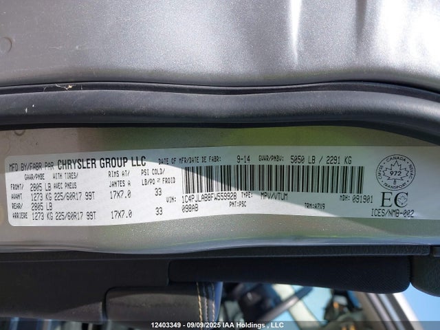 1C4PJLAB8FW559928 Jeep 2015