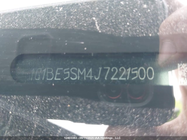 1G1BE5SM4J7221500 Chevrolet le2 -di: direct injection, vvt: variable valve timing, gen, alum