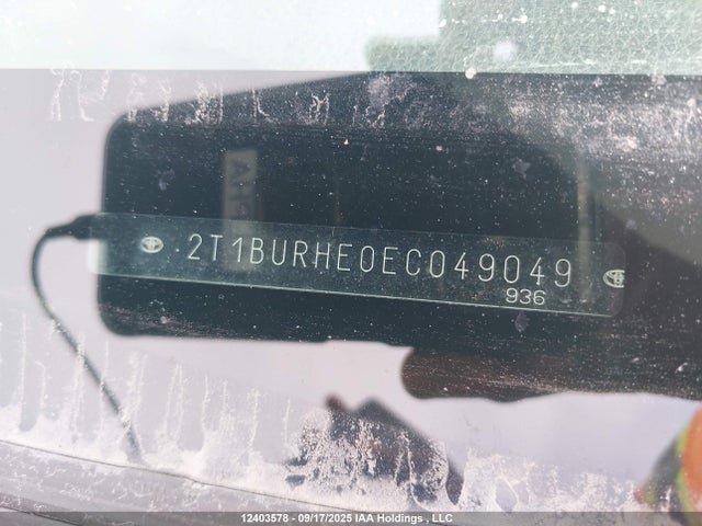 Toyota 2zr-fe 2014 2T1BURHE0EC049049 Image 19