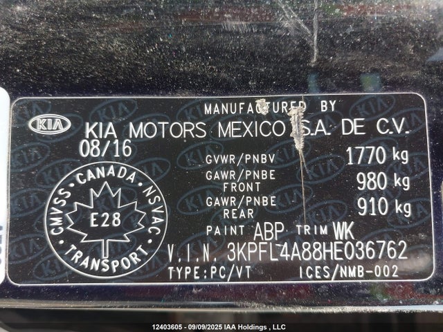 KIA gdi nu 2017 3KPFL4A88HE036762 Image 9