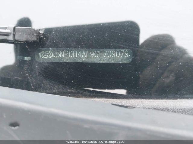 Hyundai dohc mpi nu 2016 5NPDH4AE9GH709079 Image 19