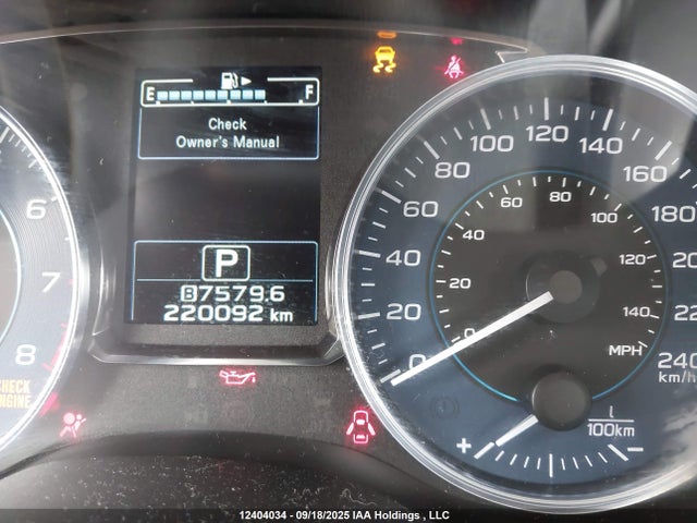 JF2GPACC5FH220669 Subaru 2.0l naturally aapirated