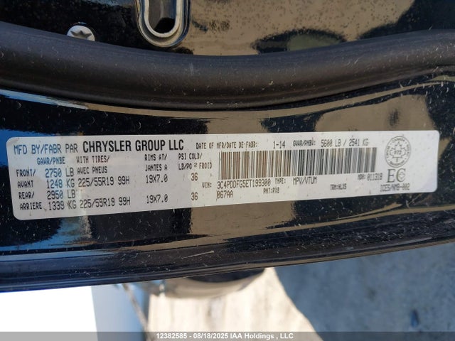3C4PDDFG5ET199300 Dodge Journey