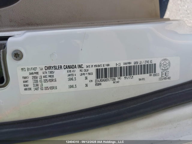 RAM Cargo Van 2014 2C4JRGAG0ER177286 Image 9