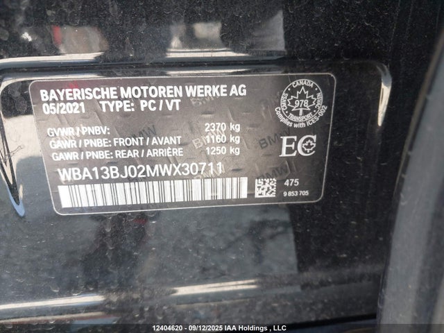 WBA13BJ02MWX30711 BMW 530 XI