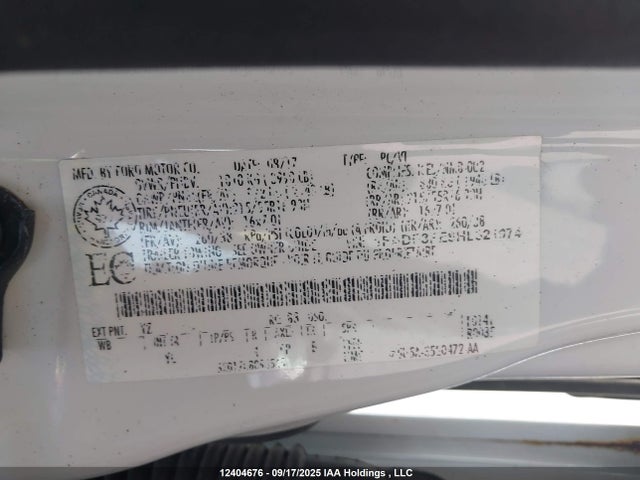Ford 1.0l gtdi 2017 1FADP3FE8HL321074 Image 9