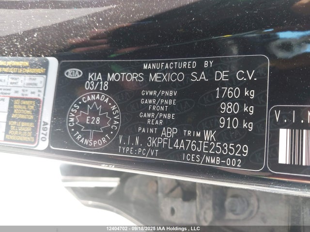 KIA mpi nu 2018 3KPFL4A76JE253529 Image 18