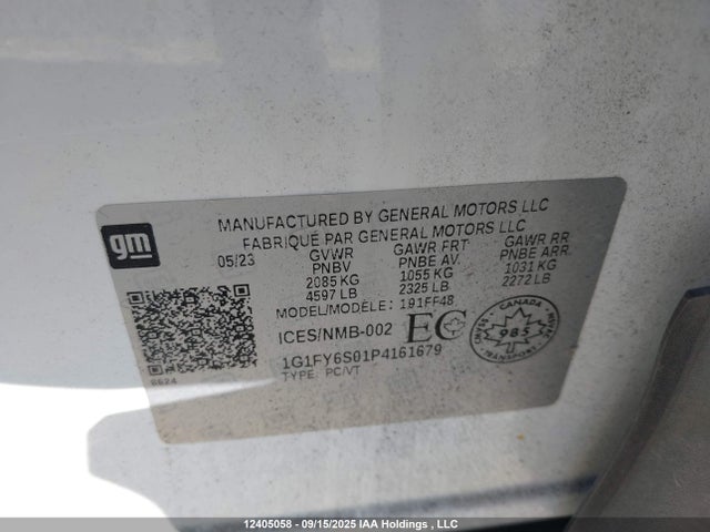 1G1FY6S01P4161679 Chevrolet 2023