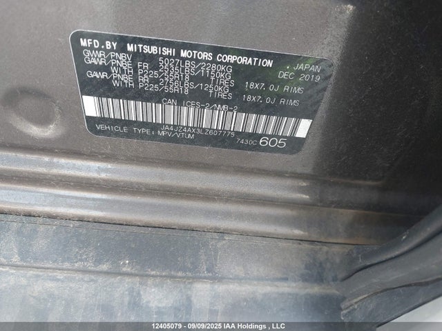 JA4JZ4AX3LZ607775 Mitsubishi mivec