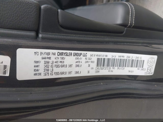 1C4RJFBG6FC673139 Jeep 2015