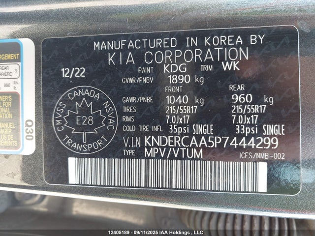 KIA nu 2023 KNDERCAA5P7444299 Image 18