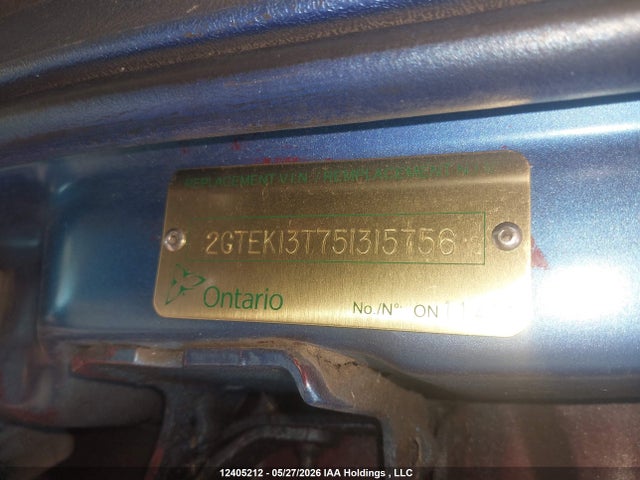 Aukcja sprzedaży 2005 Gmc Sierra 1500, vin: 2GTEK13T751315756, numer aukcji: 12405212