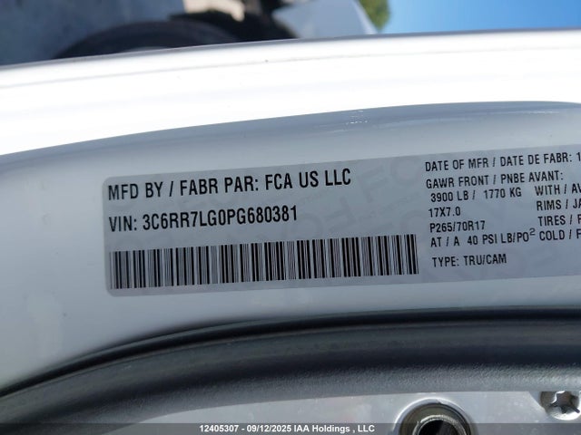 RAM 1500 2023 3C6RR7LG0PG680381 Image 9