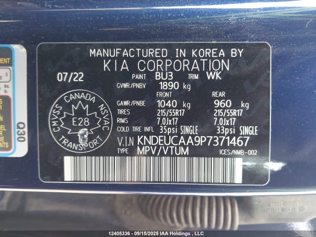 KIA nu 2023 KNDEUCAA9P7371467 Image 9