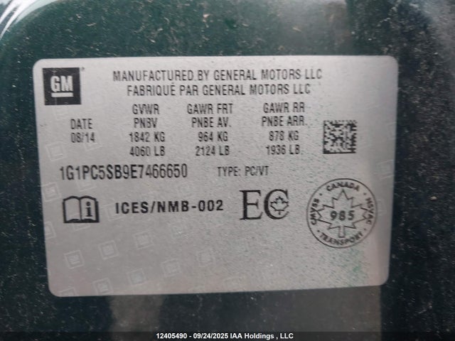 1G1PC5SB9E7466650 Chevrolet LUV