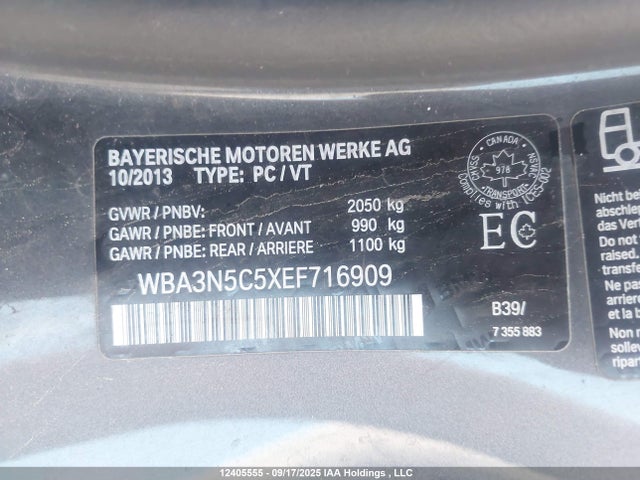 BMW 428i 2014 WBA3N5C5XEF716909 Image 9