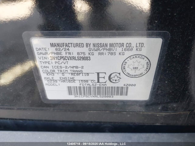 3N1CP5CVXRL529083 Nissan Kicks