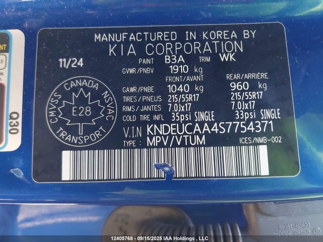 KIA nu mpi 2025 KNDEUCAA4S7754371 Image 9