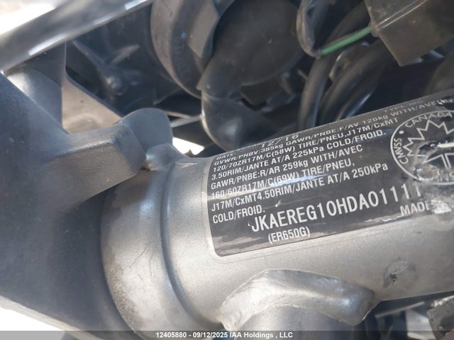 Kawasaki Z650 2017 JKAEREG10HDA01111 Image 10
