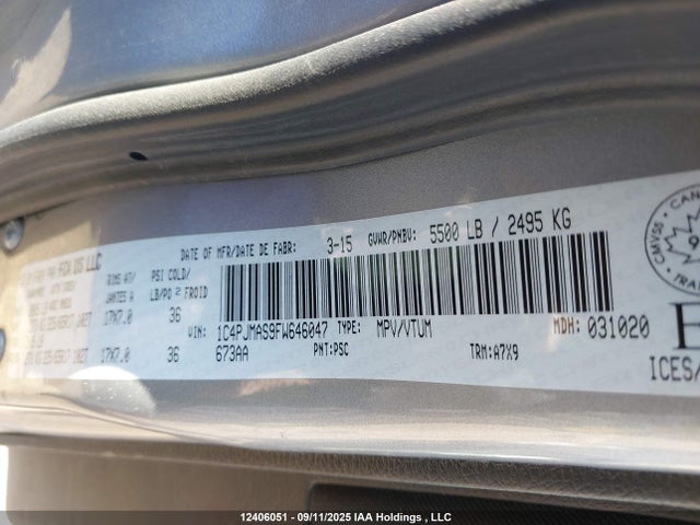 1C4PJMAS9FW646047 Jeep Cherokee