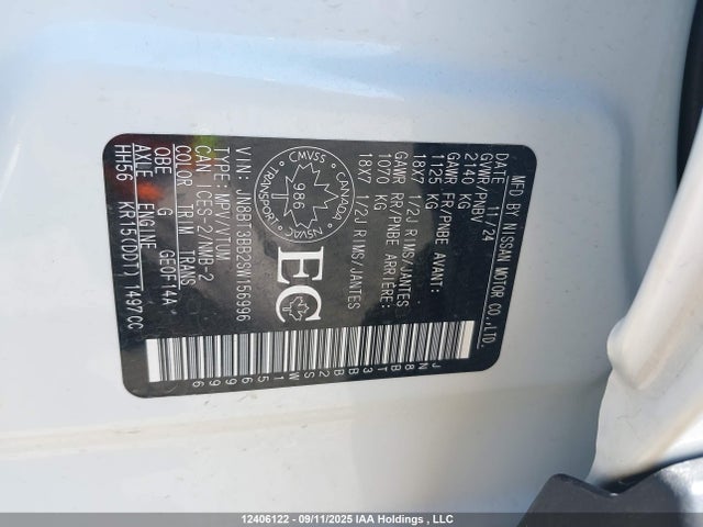 Nissan Rogue 2025 JN8BT3BB2SW156996 Image 9