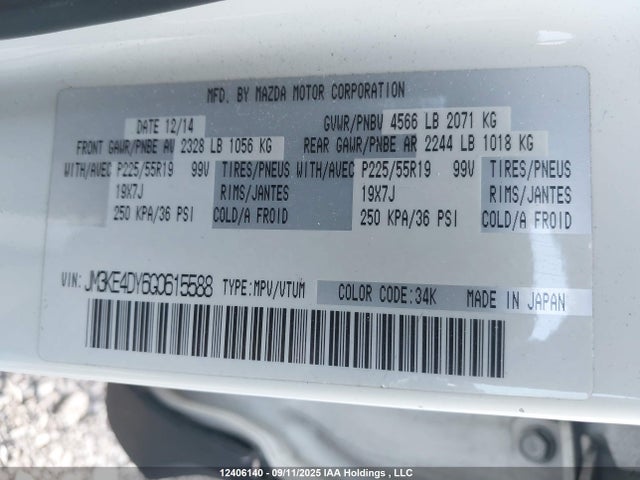 JM3KE4DY6G0615588 Mazda py