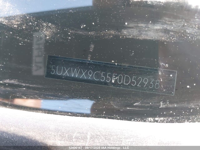 5UXWX9C55F0D52938 BMW X3