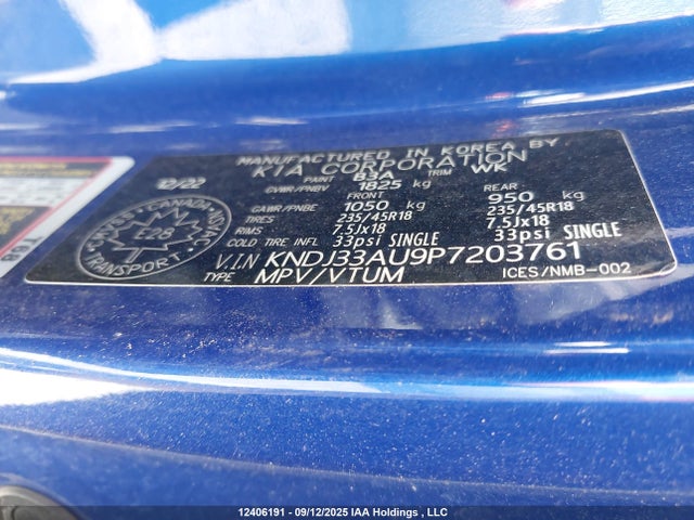 KNDJ33AU9P7203761 KIA mpi nu