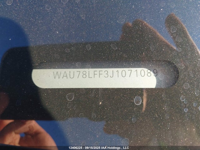 WAU78LFF3J1071089 Audi A3