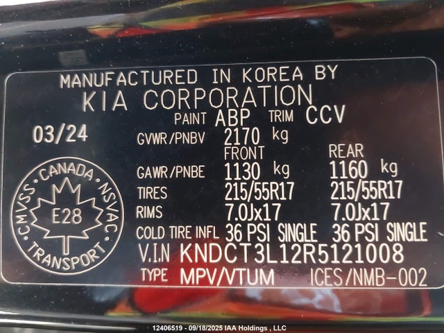 KIA Niro 2024 KNDCT3L12R5121008 Image 18