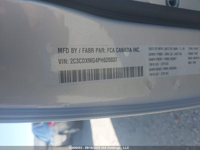 2C3CDXMG4PH620037 Dodge 2023