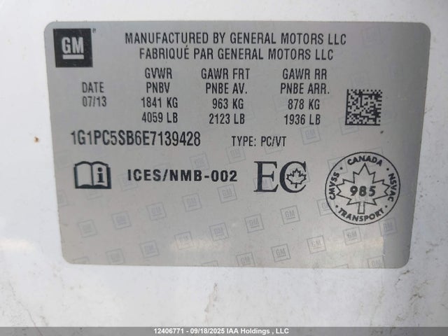 1G1PC5SB6E7139428 Chevrolet LUV