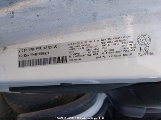 3C6MRVHG9PE546939 RAM Promaster 3500