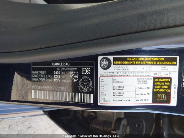 Mercedes-Benz E-Class 2016 WDDHF9BB0GB223888 Image 17