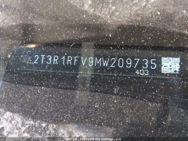 Aukcja sprzedaży 2021 Toyota Rav4 Xle/xle Premium, vin: 2T3R1RFV9MW209735, numer aukcji: 12407236