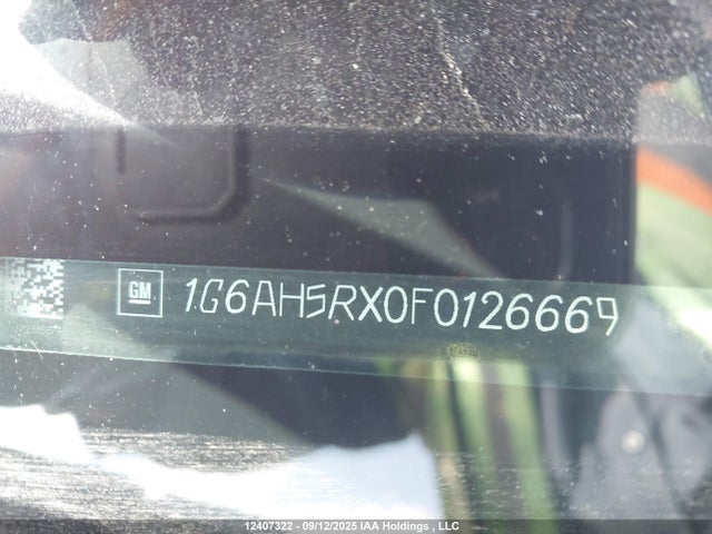 Cadillac ltg 2015 1G6AH5RX0F0126669 Image 18