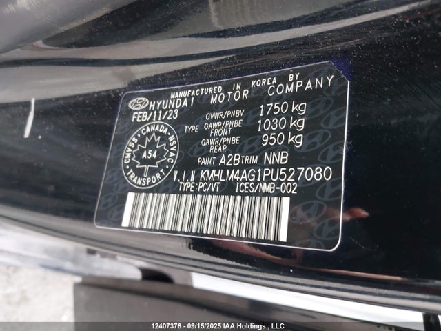 Hyundai mpi nu pe 2023 KMHLM4AG1PU527080 Image 9