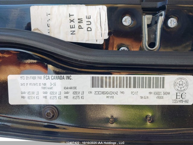 Chrysler 300 2016 2C3CCABG0GH224142 Image 9