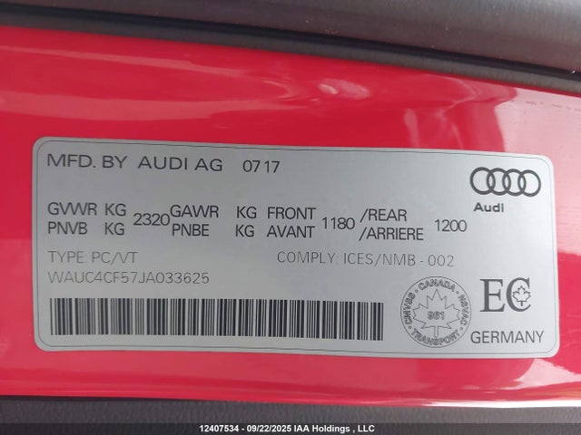 Audi S5 2018 WAUC4CF57JA033625 Image 9