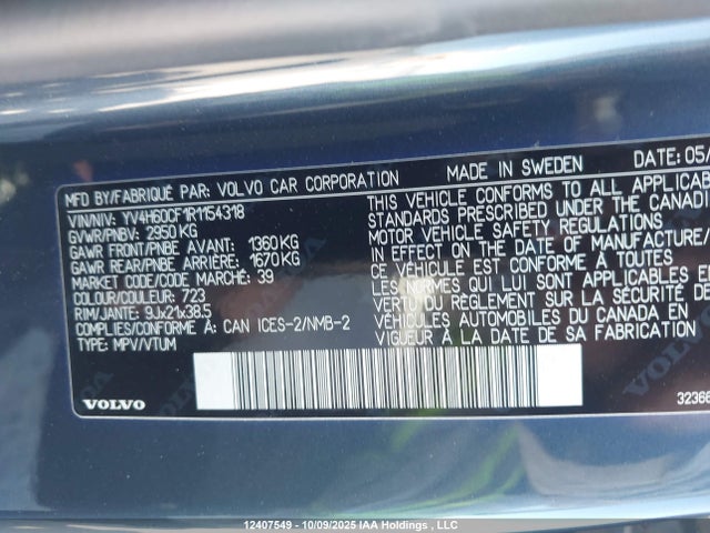 YV4H60CF1R1154318 Volvo b4204tsh (hp)