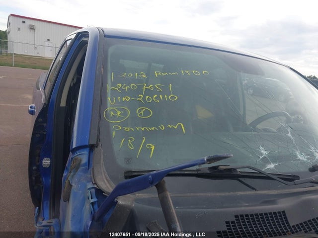 12407651 :رقم المزاد ، 1C6RD7FT8CS206110 vin ، 2012 Ram 1500 St مزاد بيع