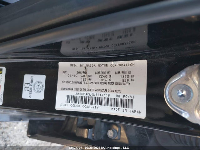 JM1BPACL4K1114449 Mazda py