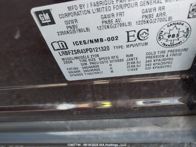 Buick lsy 2023 LRBFZSR43PD121320 Image 9