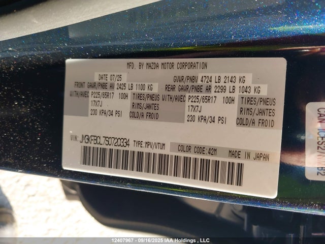 JM3KFBCL7S0720334 Mazda py