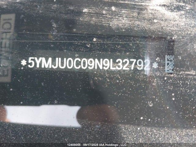 5YMJU0C09N9L32792 BMW X5