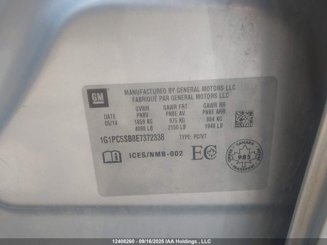 1G1PC5SB8E7372338 Chevrolet LUV