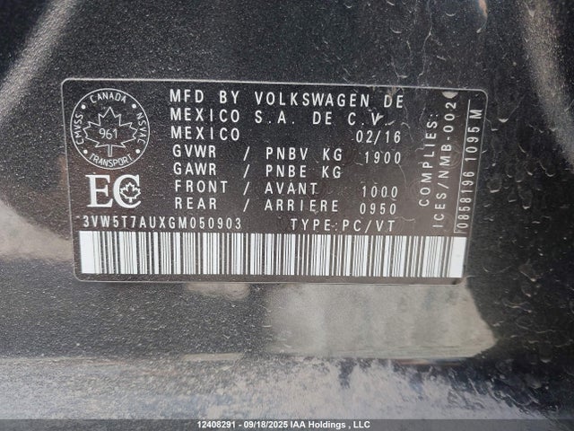 3VW5T7AUXGM050903 Volkswagen Golf GTI