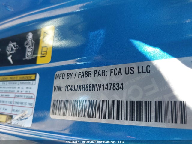 1C4JJXR66NW147834 Jeep Wrangler