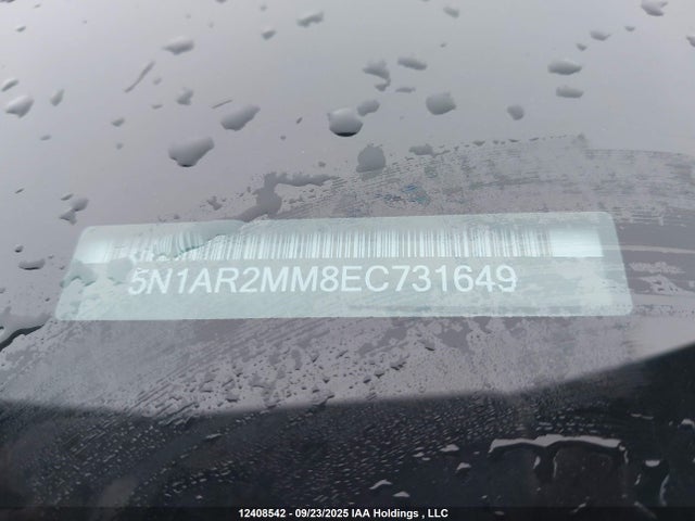 Nissan 2014 2014 5N1AR2MM8EC731649 Image 9