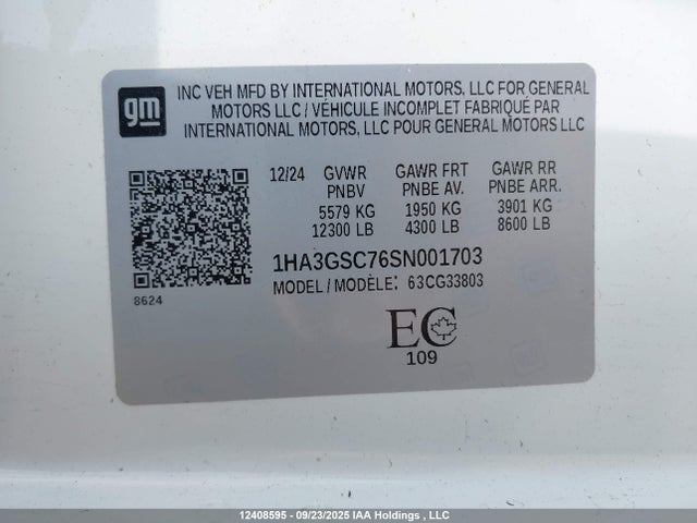 1HA3GSC76SN001703 Chevrolet l8t